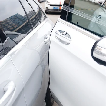 Универсальные защитные накладки на кромки дверей автомобиля длиной 5 м, Накладка для молдинга, Защитная лента от царапин для Toyota Camry Prado Corolla Prius RAV4