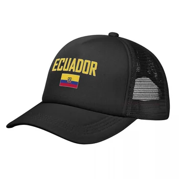 Флаг Эквадора Унисекс Для Дальнобойщиков Регулируемая бейсболка Snapback Мужская Женская Уличная хип-хоп шляпа для гольфа на лето