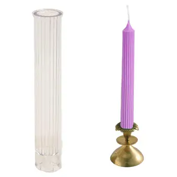 Форма для свечей с длинным цилиндром, стойка для ПК, вертикальная форма для свечей, прочная 3D форма с длинным цилиндром для изготовления свечей