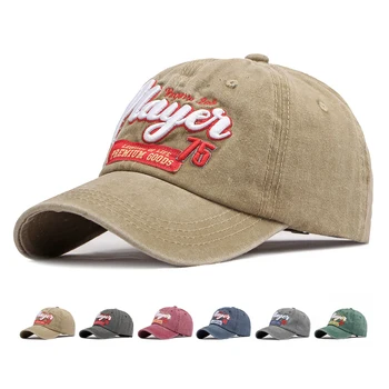 Хлопковая бейсболка с надписью для мужчин, спортивная кепка для спорта на открытом воздухе, шляпы для гольфа, Рыболовные шляпы, Женская Панама с конским хвостом, шляпы с козырьком, Кепка Gorras