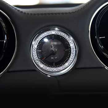 Хрусталь, Серебро, хром, приборная панель, часы, Окружающая отделка, кольцо, Наклейка, Аксессуары для интерьера для Jaguar XJ XJL