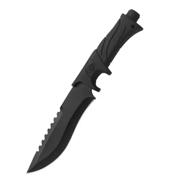 Черного походного ножа из нержавеющей стали с материалом лезвия 5cr13