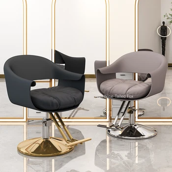 Эргономичное парикмахерское кресло, салон красоты, Профессиональный макияж, Вращающееся парикмахерское кресло, Салоны для маникюра, мебель для тату Sandalye XY50BC